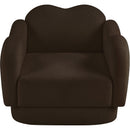 Manufacturer Color_Brown -- Bloom Brown Teddy Fabric Upholstered Chair IMAGE 6
