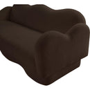 Manufacturer Color_Brown -- Bloom 82" Brown Teddy Fabric Upholstered Sofa IMAGE 10