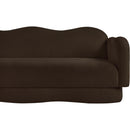  Manufacturer Color_Brown -- Bloom 82" Brown Teddy Fabric Upholstered Sofa IMAGE 12