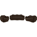 Manufacturer Color_Brown -- Bloom 82" Brown Teddy Fabric Upholstered Sofa IMAGE 13