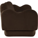  Manufacturer Color_Brown -- Bloom 82" Brown Teddy Fabric Upholstered Sofa IMAGE 4