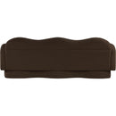  Manufacturer Color_Brown -- Bloom 82" Brown Teddy Fabric Upholstered Sofa IMAGE 5