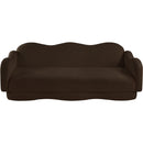  Manufacturer Color_Brown -- Bloom 82" Brown Teddy Fabric Upholstered Sofa IMAGE 6