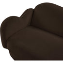  Manufacturer Color_Brown -- Bloom 82" Brown Teddy Fabric Upholstered Sofa IMAGE 9