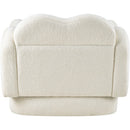  Manufacturer Color_Cream -- Bloom Cream Teddy Fabric Upholstered Chair IMAGE 5
