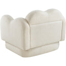  Manufacturer Color_Cream -- Bloom Cream Teddy Fabric Upholstered Chair IMAGE 8