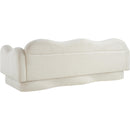  Manufacturer Color_Cream -- Bloom 82" Cream Teddy Fabric Upholstered Sofa IMAGE 8