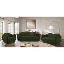Meridian Bloom Green Teddy Fabric Chair IMAGE 14