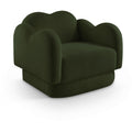  Manufacturer Color_Green -- Bloom Green Teddy Fabric Upholstered Chair IMAGE 1