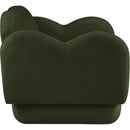  Manufacturer Color_Green -- Bloom Green Teddy Fabric Upholstered Chair IMAGE 4
