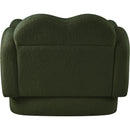  Manufacturer Color_Green -- Bloom Green Teddy Fabric Upholstered Chair IMAGE 5
