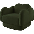  Manufacturer Color_Green -- Bloom Green Teddy Fabric Upholstered Chair IMAGE 7