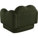  Manufacturer Color_Green -- Bloom Green Teddy Fabric Upholstered Chair IMAGE 8
