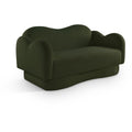  Manufacturer Color_Green -- Bloom 58" Green Teddy Fabric Upholstered Loveseat IMAGE 1