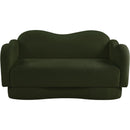  Manufacturer Color_Green -- Bloom 58" Green Teddy Fabric Upholstered Loveseat IMAGE 3