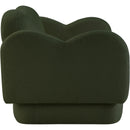  Manufacturer Color_Green -- Bloom 58" Green Teddy Fabric Upholstered Loveseat IMAGE 4