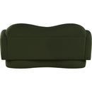  Manufacturer Color_Green -- Bloom 58" Green Teddy Fabric Upholstered Loveseat IMAGE 5