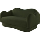  Manufacturer Color_Green -- Bloom 58" Green Teddy Fabric Upholstered Loveseat IMAGE 7