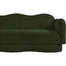  Manufacturer Color_Green -- Bloom 82" Green Teddy Fabric Upholstered Sofa IMAGE 12