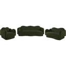  Manufacturer Color_Green -- Bloom 82" Green Teddy Fabric Upholstered Sofa IMAGE 13