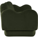  Manufacturer Color_Green -- Bloom 82" Green Teddy Fabric Upholstered Sofa IMAGE 4