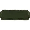  Manufacturer Color_Green -- Bloom 82" Green Teddy Fabric Upholstered Sofa IMAGE 5