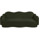  Manufacturer Color_Green -- Bloom 82" Green Teddy Fabric Upholstered Sofa IMAGE 6