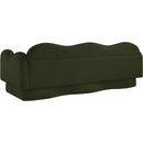 Manufacturer Color_Green -- Bloom 82" Green Teddy Fabric Upholstered Sofa IMAGE 8