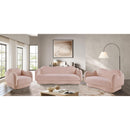  Manufacturer Color_Pink -- Bloom Pink Teddy Fabric Upholstered Chair IMAGE 14