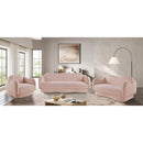 Meridian Bloom Pink Teddy Fabric Chair IMAGE 14