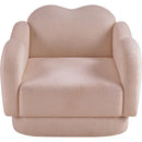  Manufacturer Color_Pink -- Bloom Pink Teddy Fabric Upholstered Chair IMAGE 6