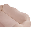 Meridian Bloom Pink Teddy Fabric Sofa IMAGE 11