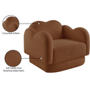  Manufacturer Color_Saddle -- Bloom Saddle Teddy Fabric Upholstered Chair IMAGE 13