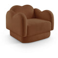  Manufacturer Color_Saddle -- Bloom Saddle Teddy Fabric Upholstered Chair IMAGE 1