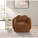  Manufacturer Color_Saddle -- Bloom Saddle Teddy Fabric Upholstered Chair IMAGE 2