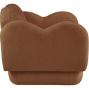  Manufacturer Color_Saddle -- Bloom Saddle Teddy Fabric Upholstered Chair IMAGE 4