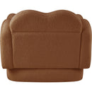  Manufacturer Color_Saddle -- Bloom Saddle Teddy Fabric Upholstered Chair IMAGE 5