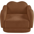  Manufacturer Color_Saddle -- Bloom Saddle Teddy Fabric Upholstered Chair IMAGE 6
