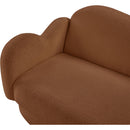  Manufacturer Color_Saddle -- Bloom 58" Saddle Teddy Fabric Upholstered Loveseat IMAGE 9