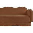  Manufacturer Color_Saddle -- Bloom 82" Saddle Teddy Fabric Upholstered Sofa IMAGE 12