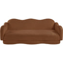  Manufacturer Color_Saddle -- Bloom 82" Saddle Teddy Fabric Upholstered Sofa IMAGE 6