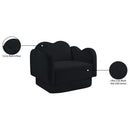  Manufacturer Color_Black -- Meridian Bloom Stationary Fabric Chair IMAGE 9