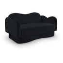 Manufacturer Color_Black -- Meridian Bloom Stationary Fabric Loveseat IMAGE 1