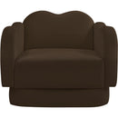  Manufacturer Color_Brown -- Bloom Brown Velvet Upholstered Chair IMAGE 3