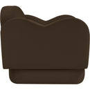  Manufacturer Color_Brown -- Bloom Brown Velvet Upholstered Chair IMAGE 4