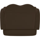  Manufacturer Color_Brown -- Bloom Brown Velvet Upholstered Chair IMAGE 5