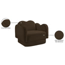  Manufacturer Color_Brown -- Bloom Brown Velvet Upholstered Chair IMAGE 9
