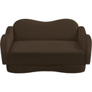  Manufacturer Color_Brown -- Bloom 58" Brown Velvet Upholstered Loveseat IMAGE 6
