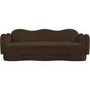  Manufacturer Color_Brown -- Bloom 82" Brown Velvet Upholstered Sofa IMAGE 3