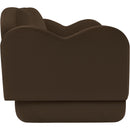  Manufacturer Color_Brown -- Bloom 82" Brown Velvet Upholstered Sofa IMAGE 4